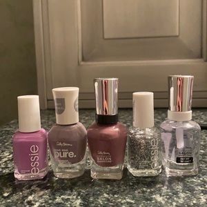 Purple Ensemble of regular polish nail colours!